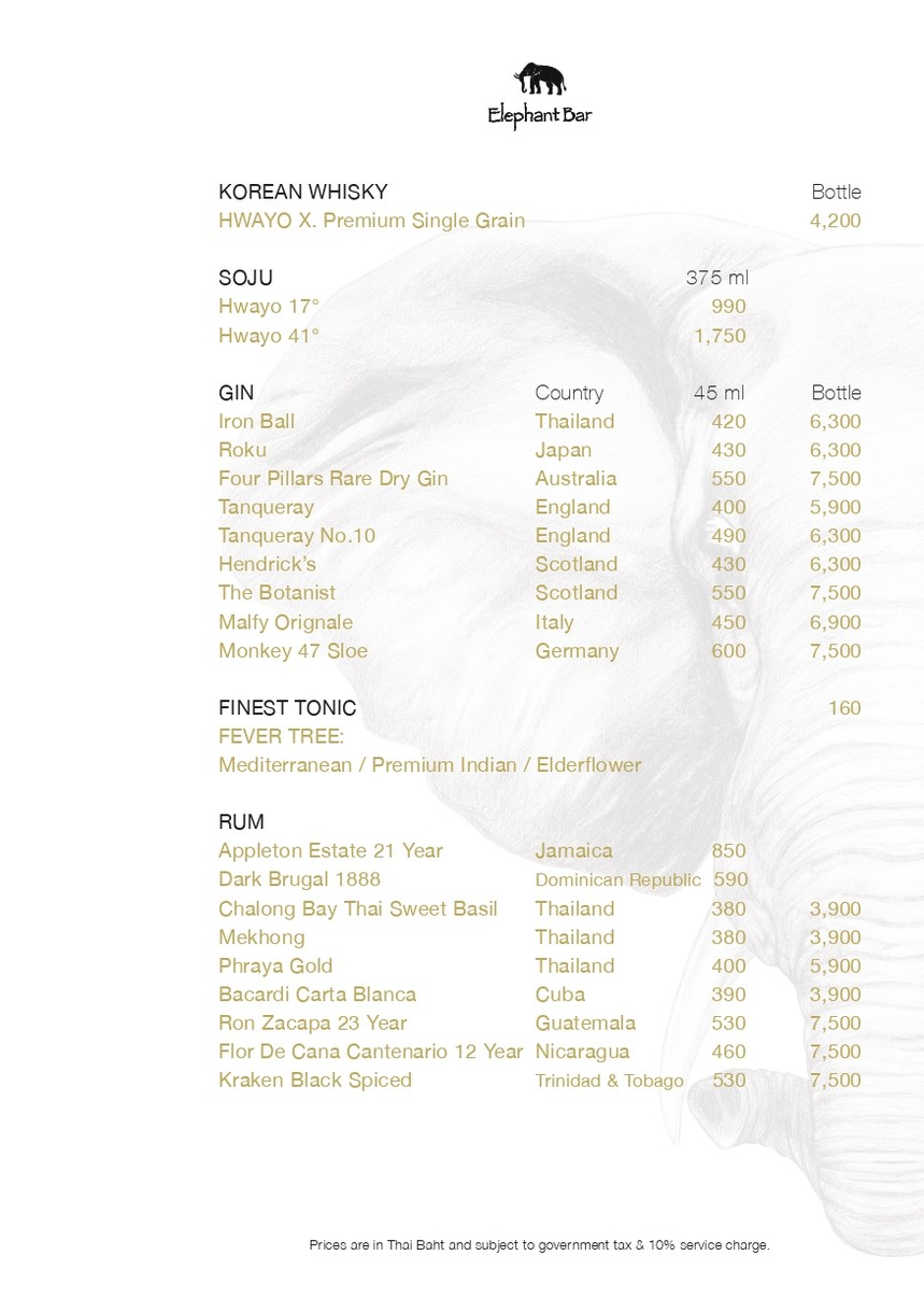 象酒吧 menu 3