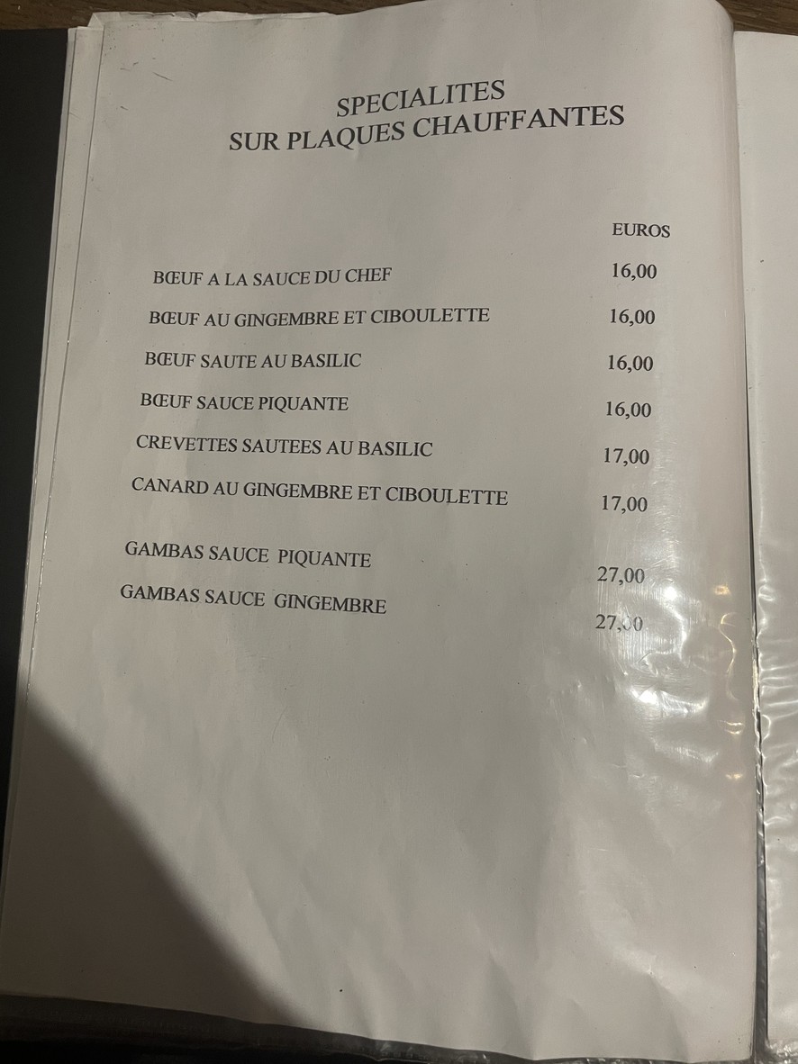 Chez Kim menu 3
