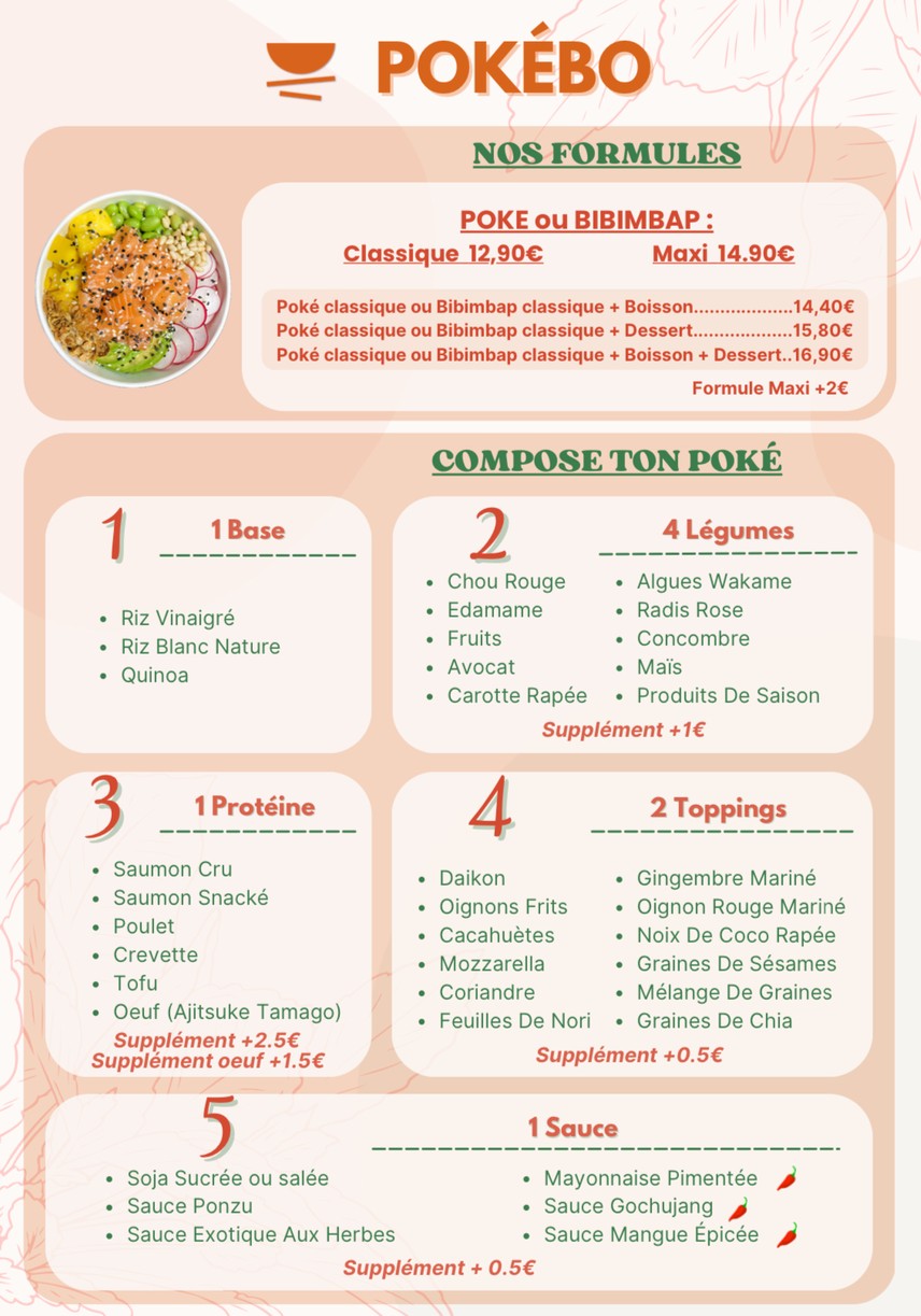 Pokébo menu 1