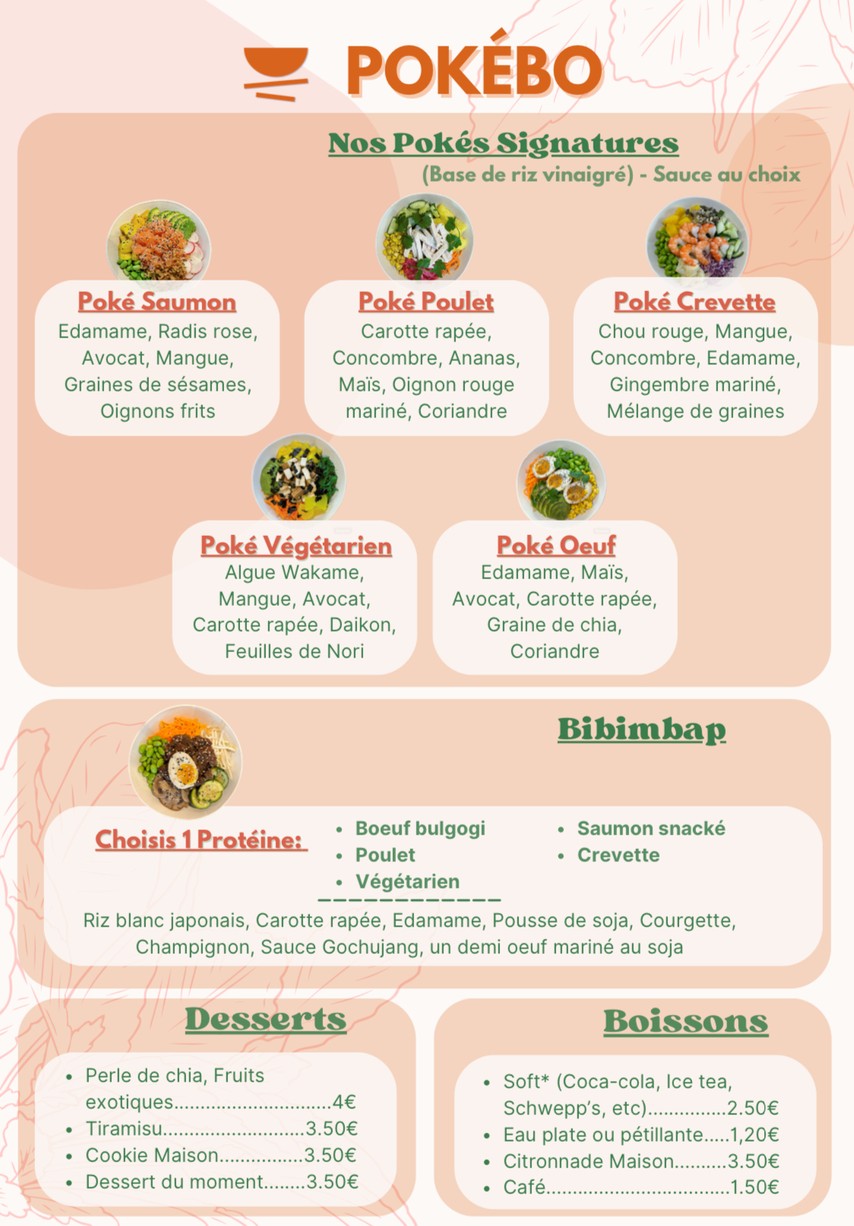 Pokébo menu 2