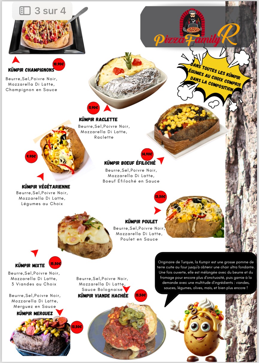 Pizza Family R menu 2