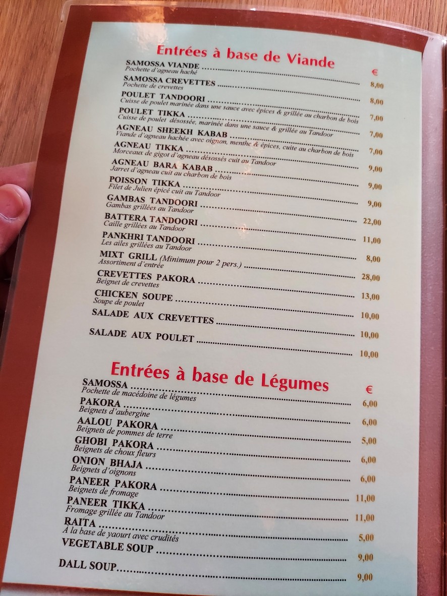 Rajasthan Restaurant menu 2