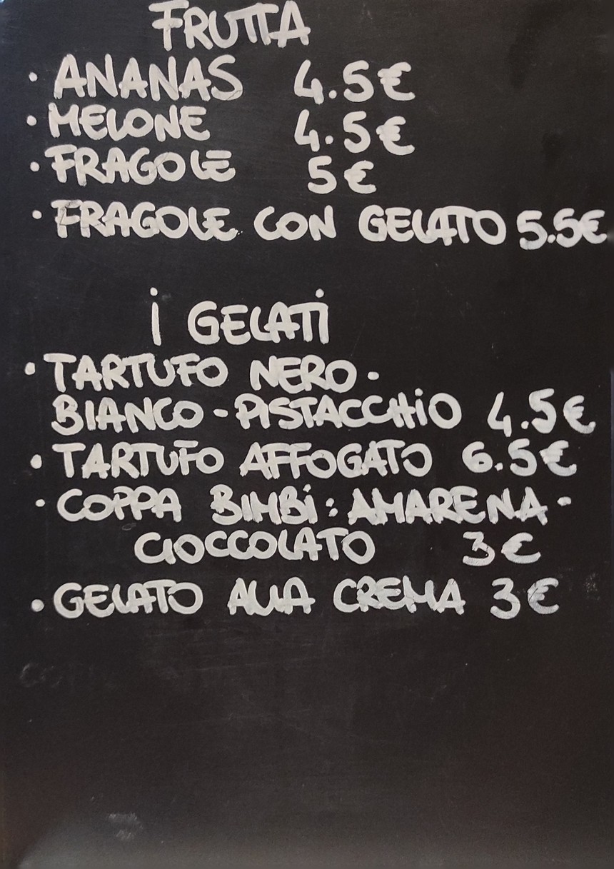 Mattarello Laurentina menu 6