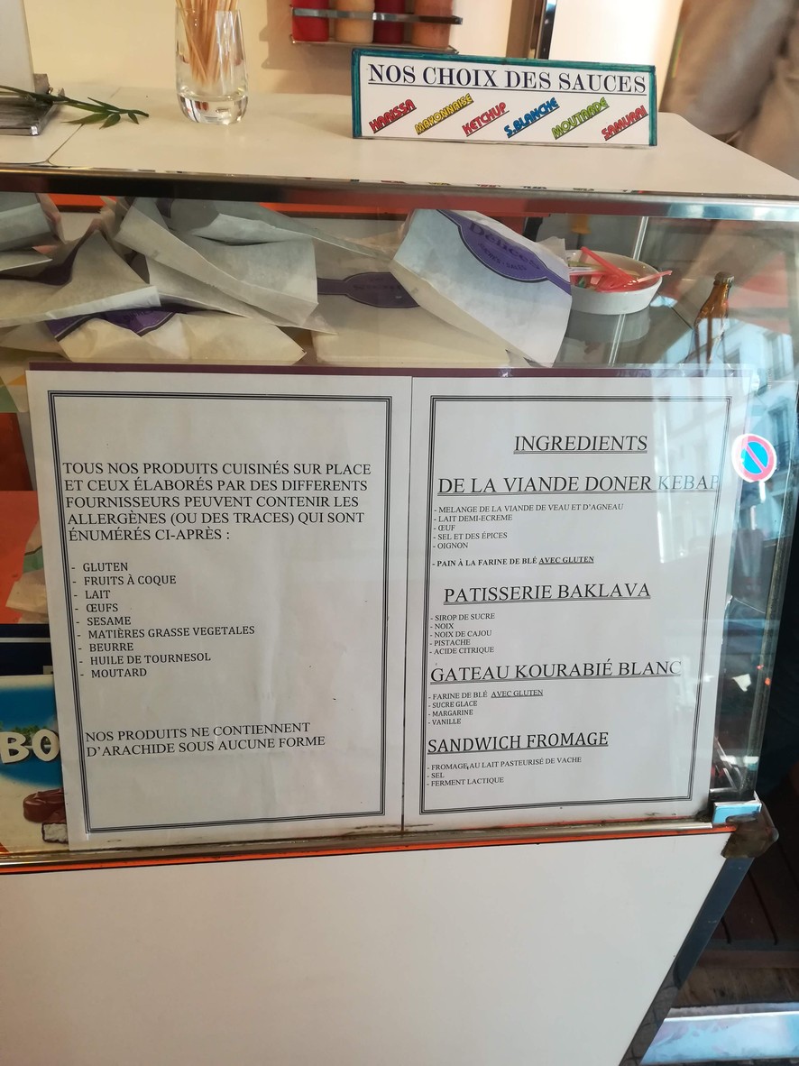 Buffet Mimosa menu 1