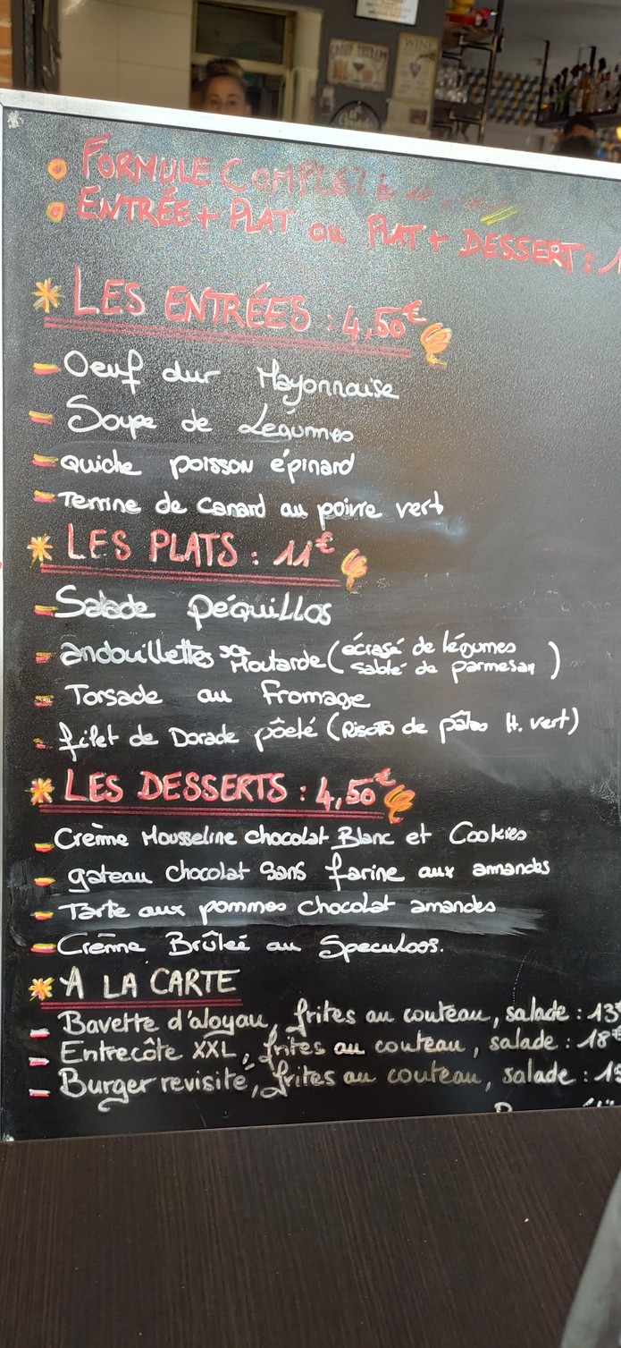 Bistro La Clinik menu 1