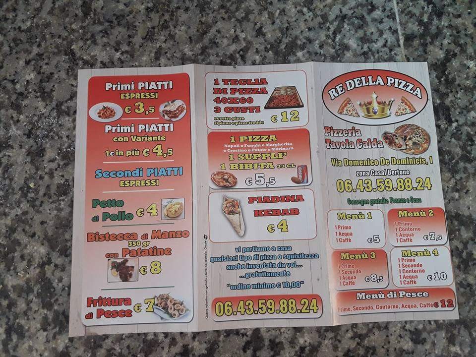 Italian And Turkish Food menu 1