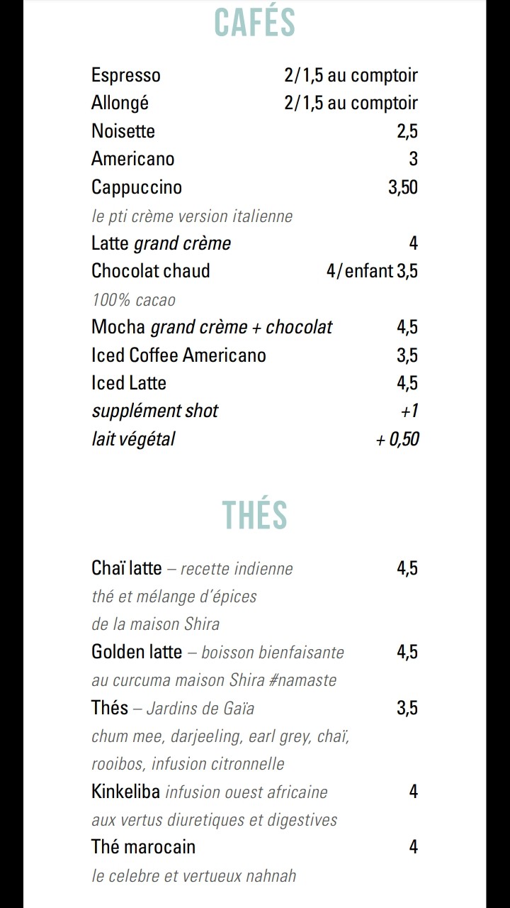 BOLIBAR menu 4