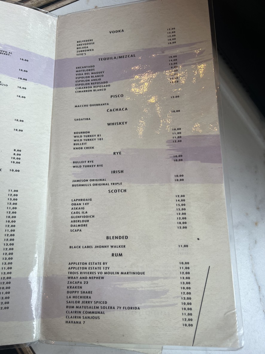 BIFFI menu 4
