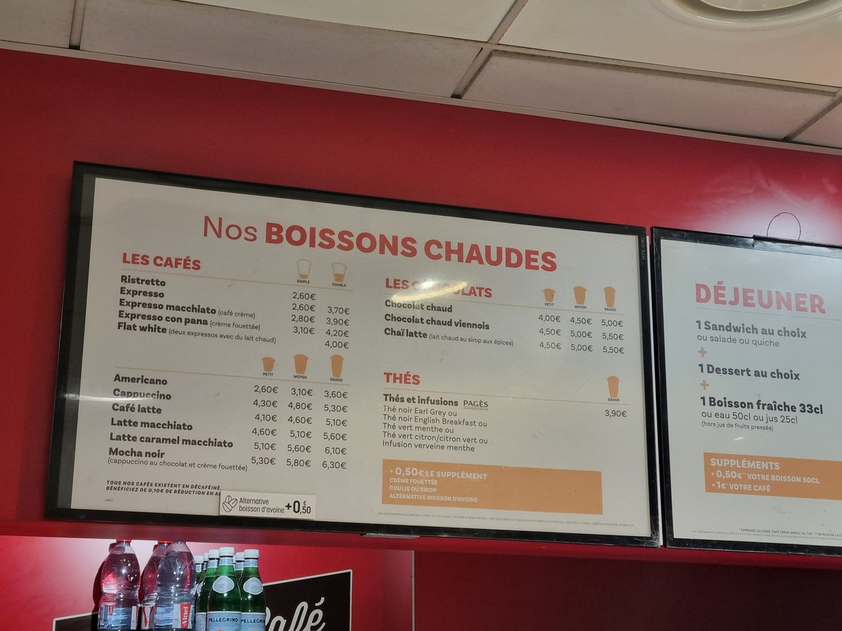 Brioche Dorée menu 2