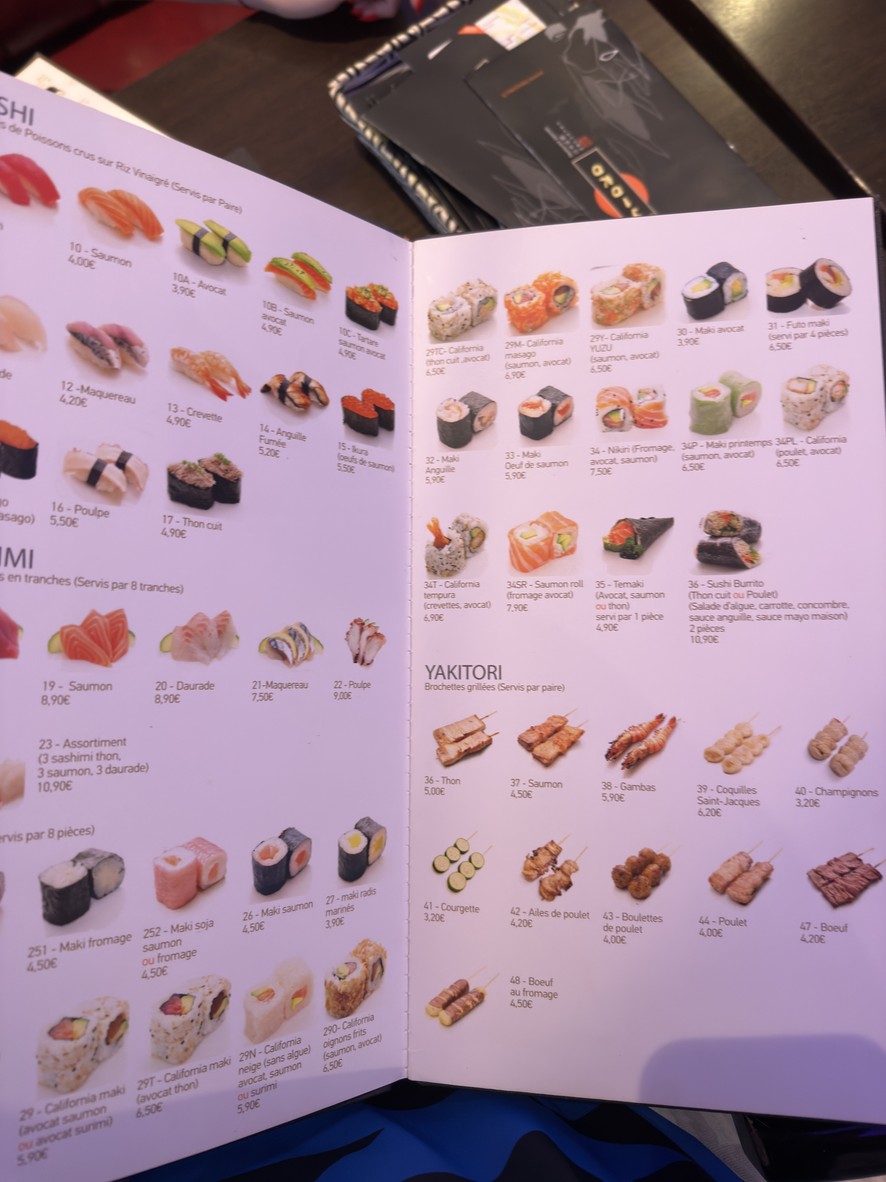 New Jioko. menu 6