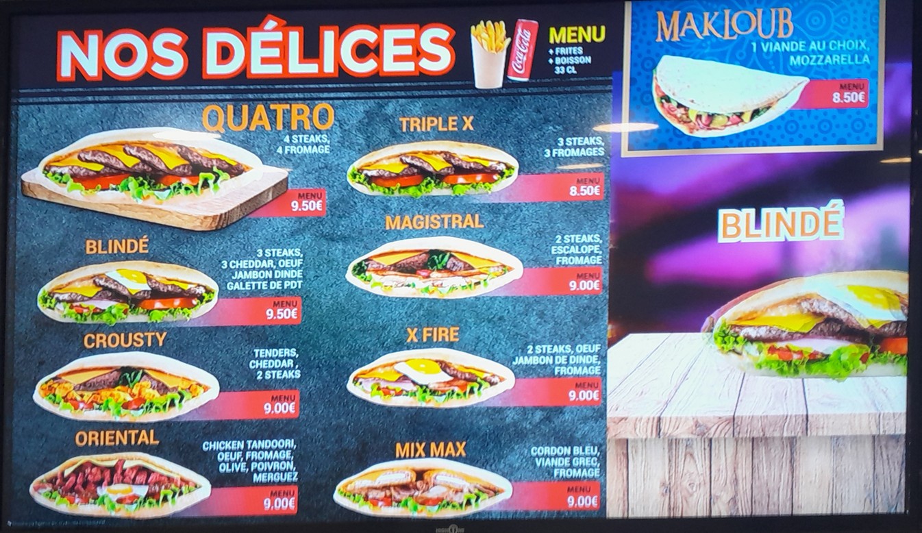 Chicken Rapido menu 2