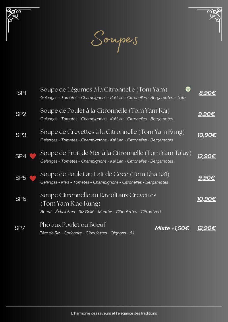 Rajapreuk menu 2