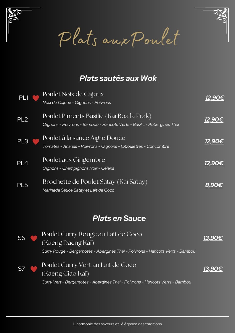 Rajapreuk menu 6