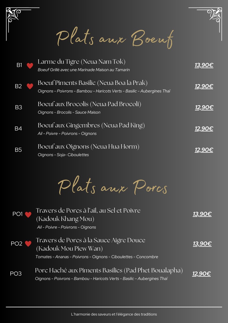 Rajapreuk menu 7