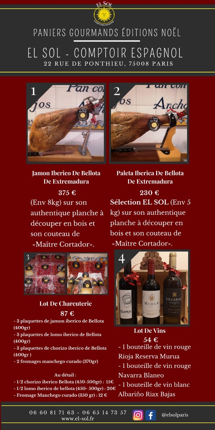 El Sol menu 1