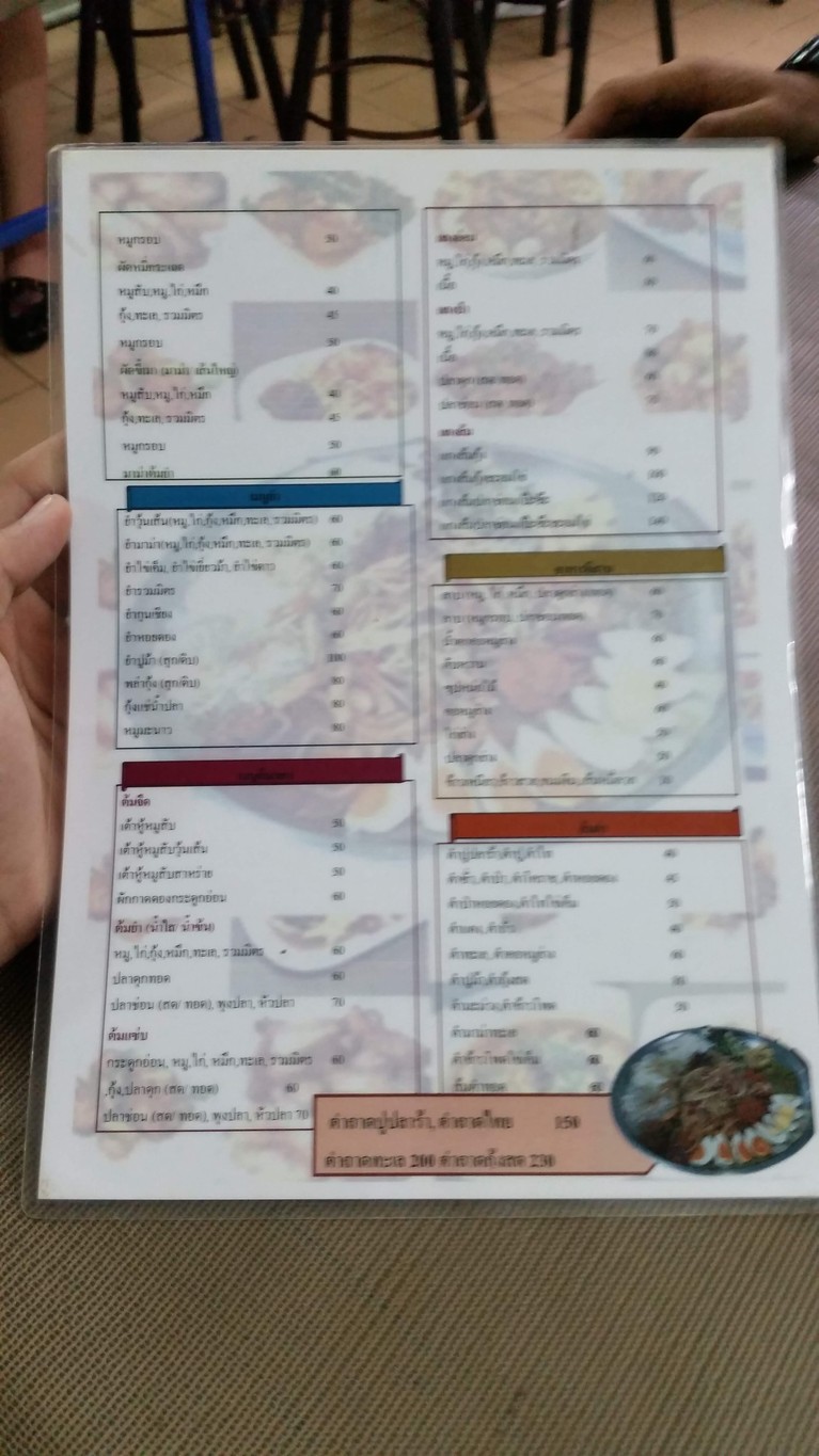 Ji Ao Papaya Salad Restaurant, Stir-fried Dishes menu 2