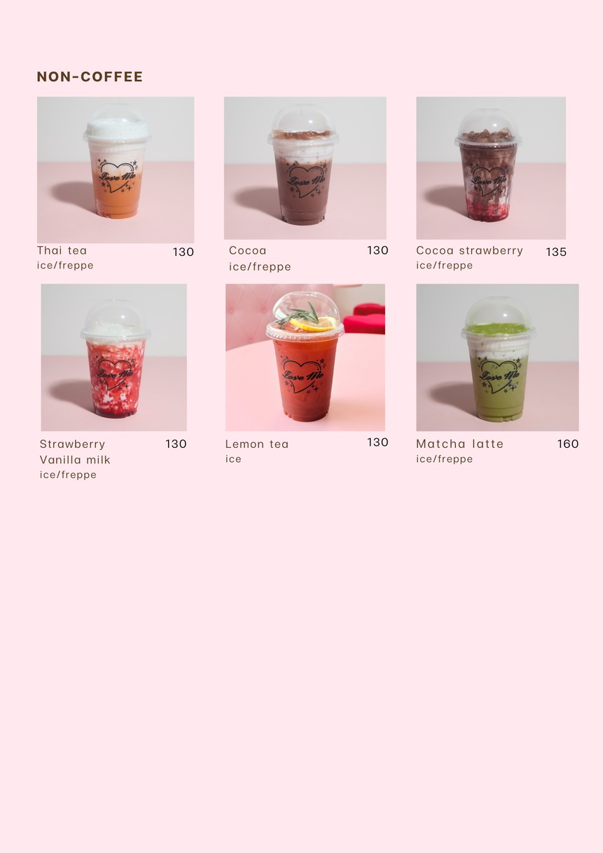 Loveme cafe and bar menu 3