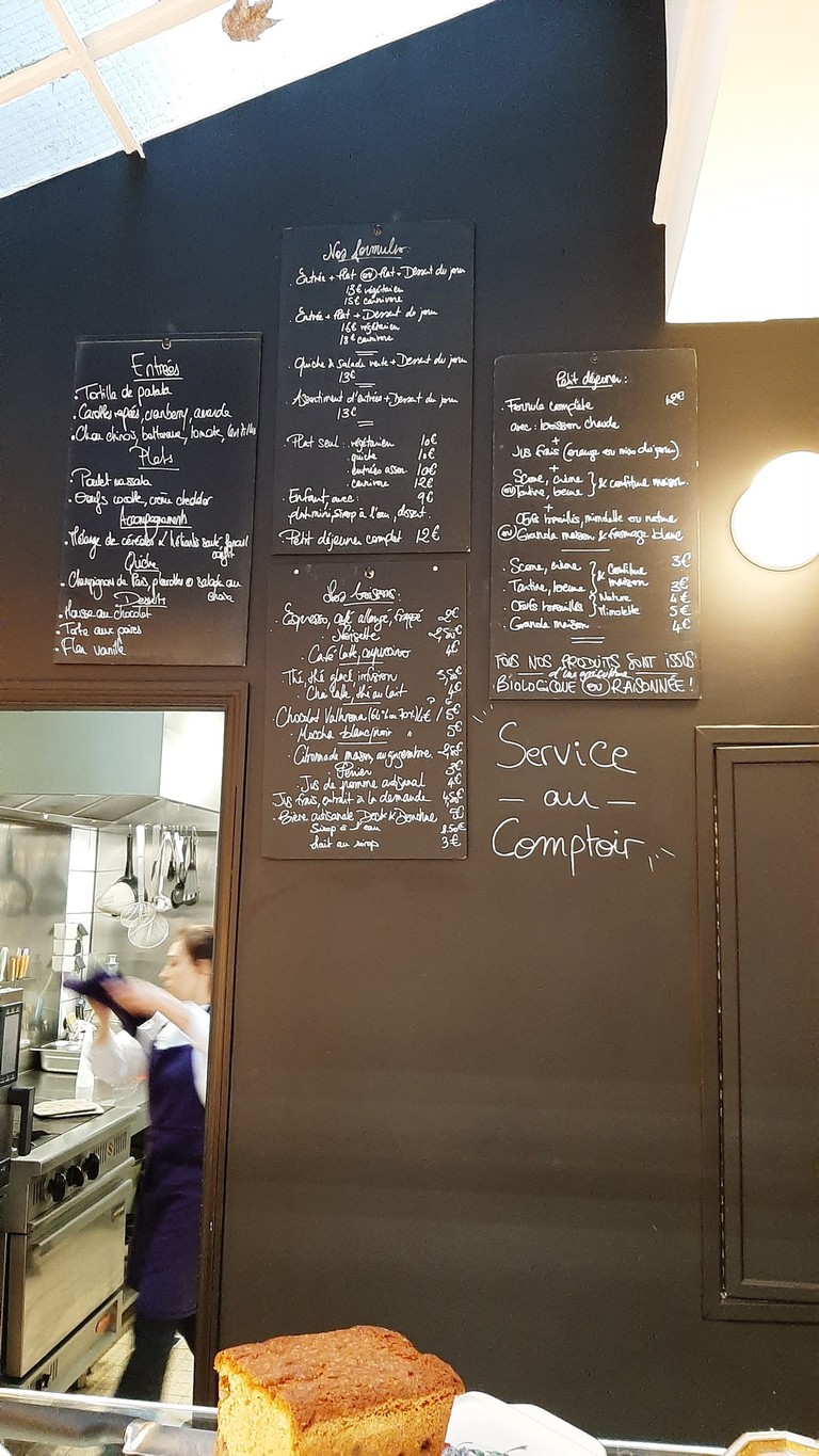 Monique & Myrtille menu 1