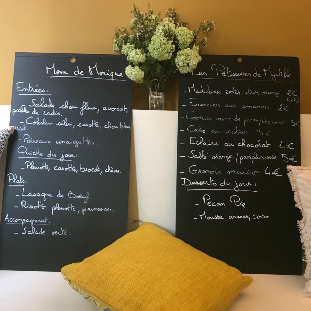 Monique & Myrtille menu 3