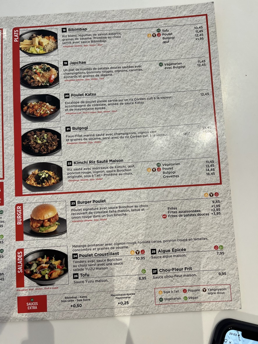 Bonchon menu 2
