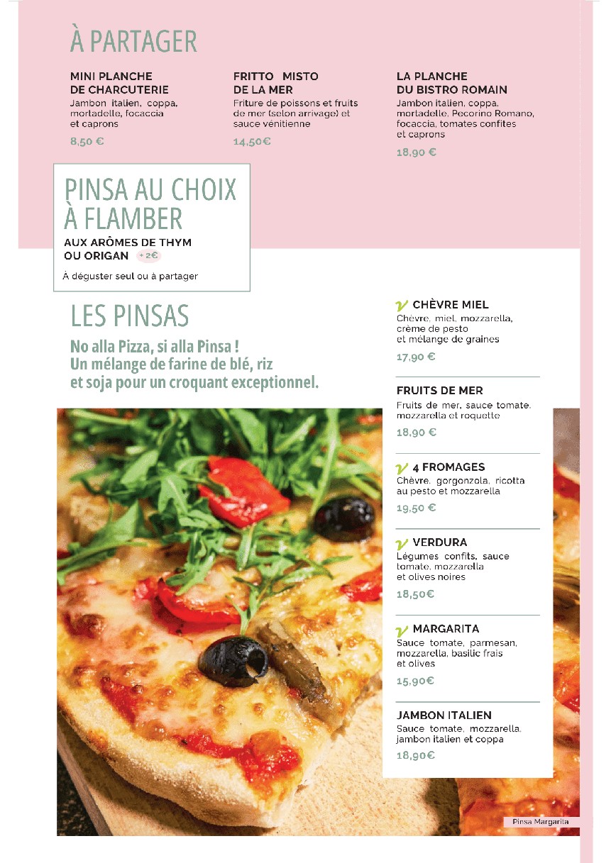 Bistro Romain Clichy menu 4