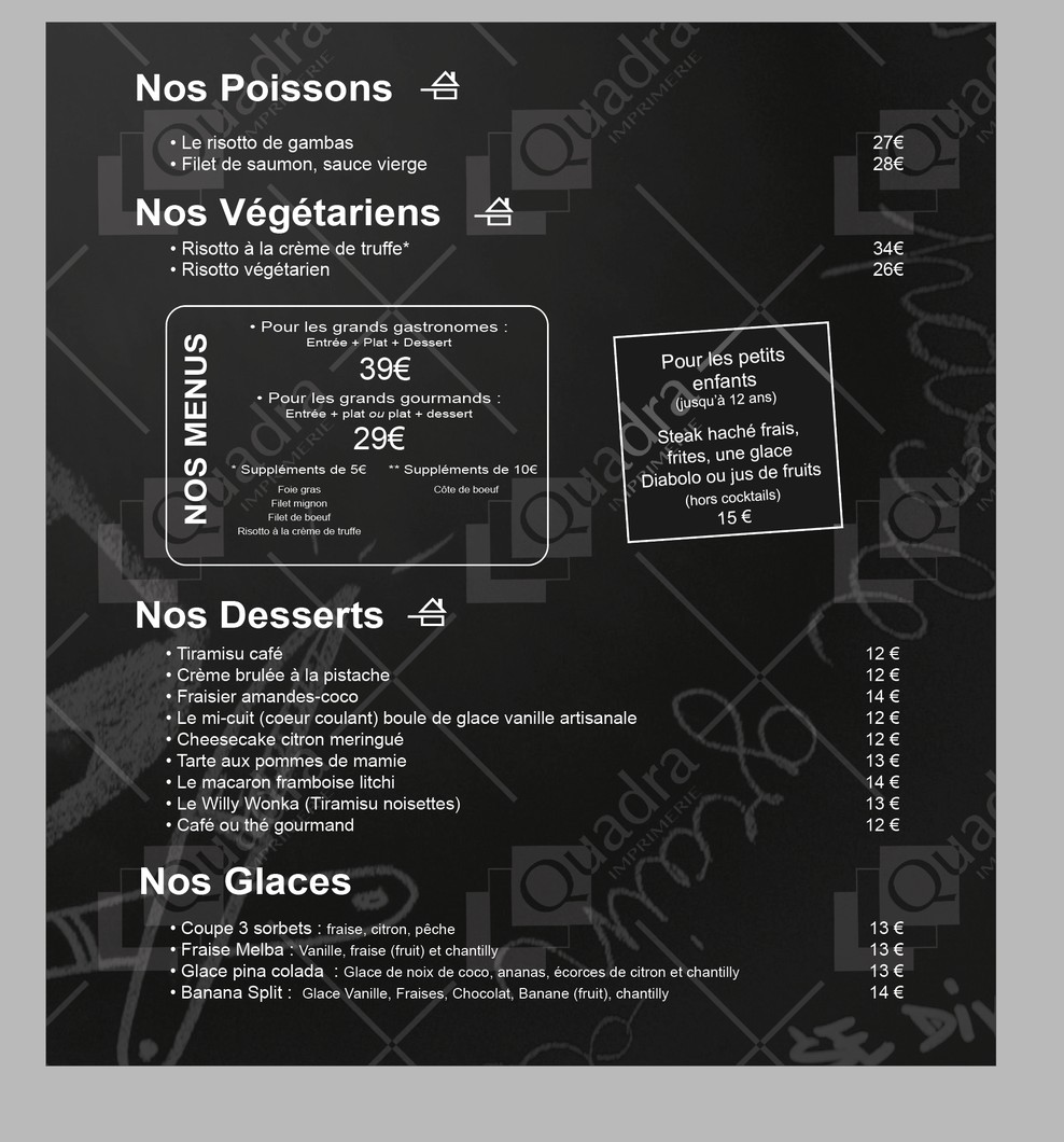 Les Grands Enfants menu 2