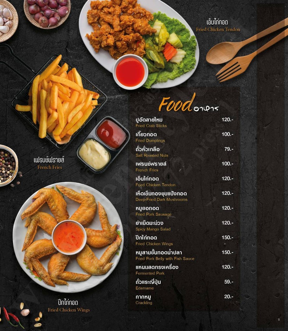 เดอะมูนคาเฟ่แอนด์เรสเตอรอง menu 6