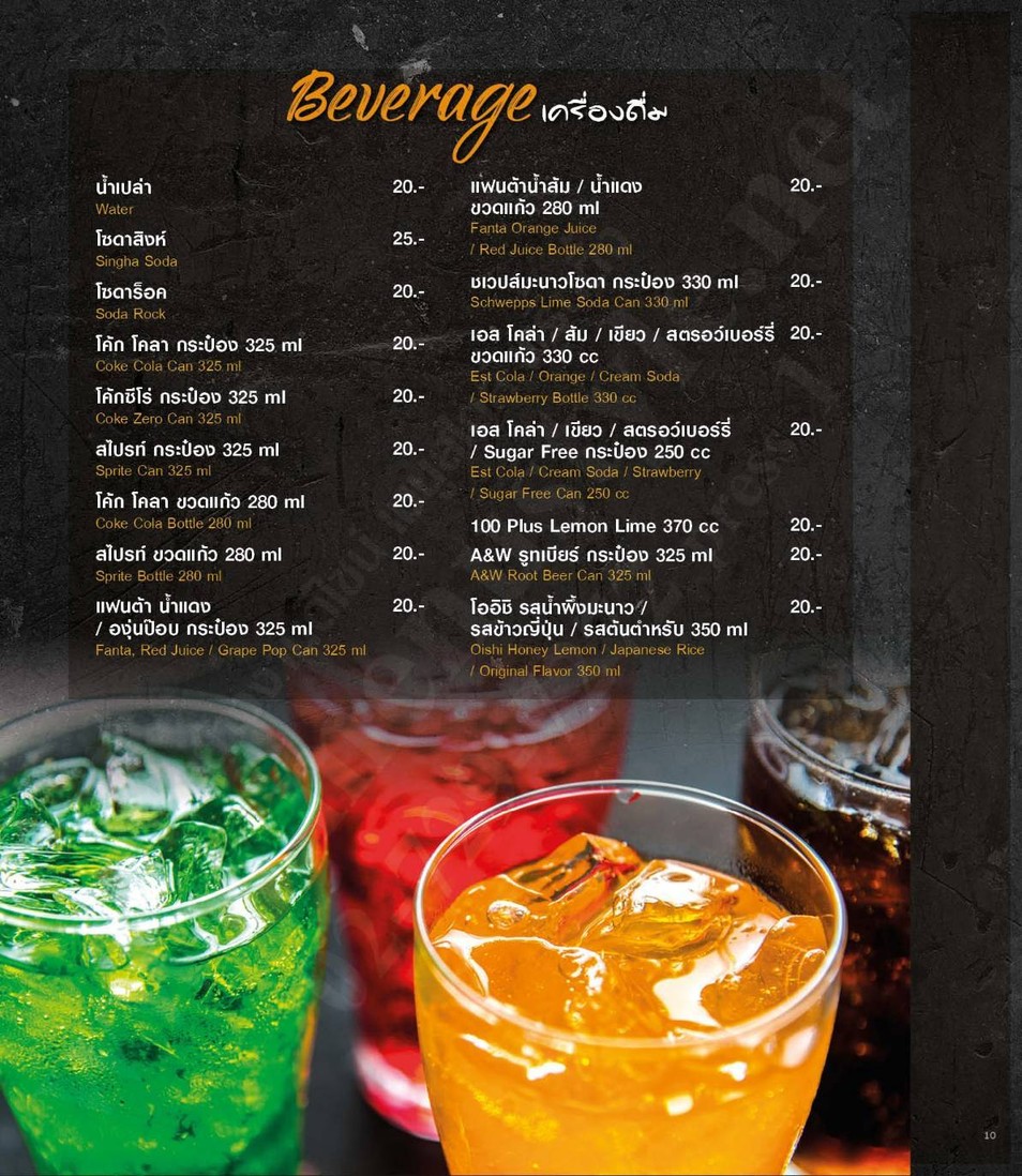 เดอะมูนคาเฟ่แอนด์เรสเตอรอง menu 8