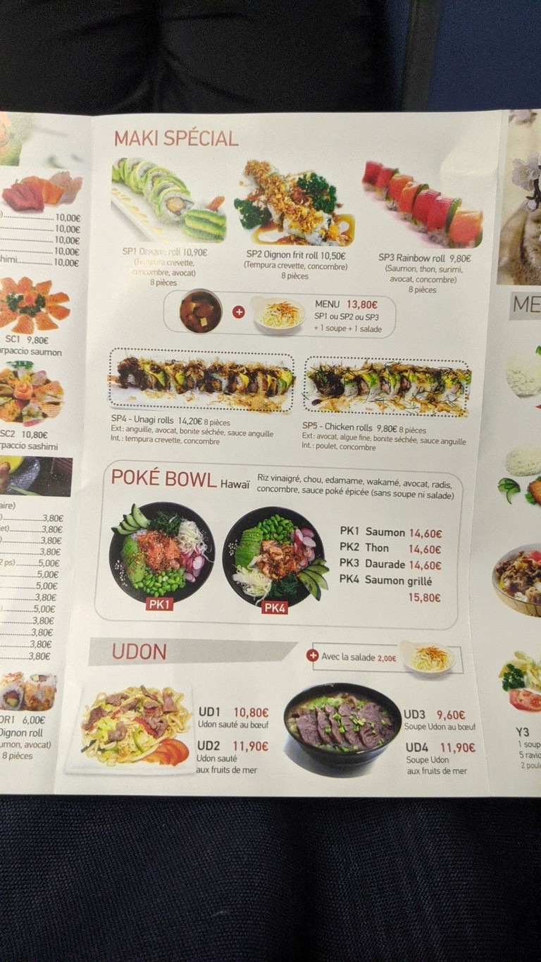 Shinotaku menu 2