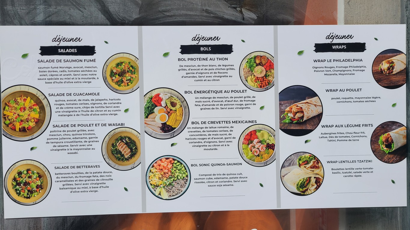 Pasta'Co menu 1