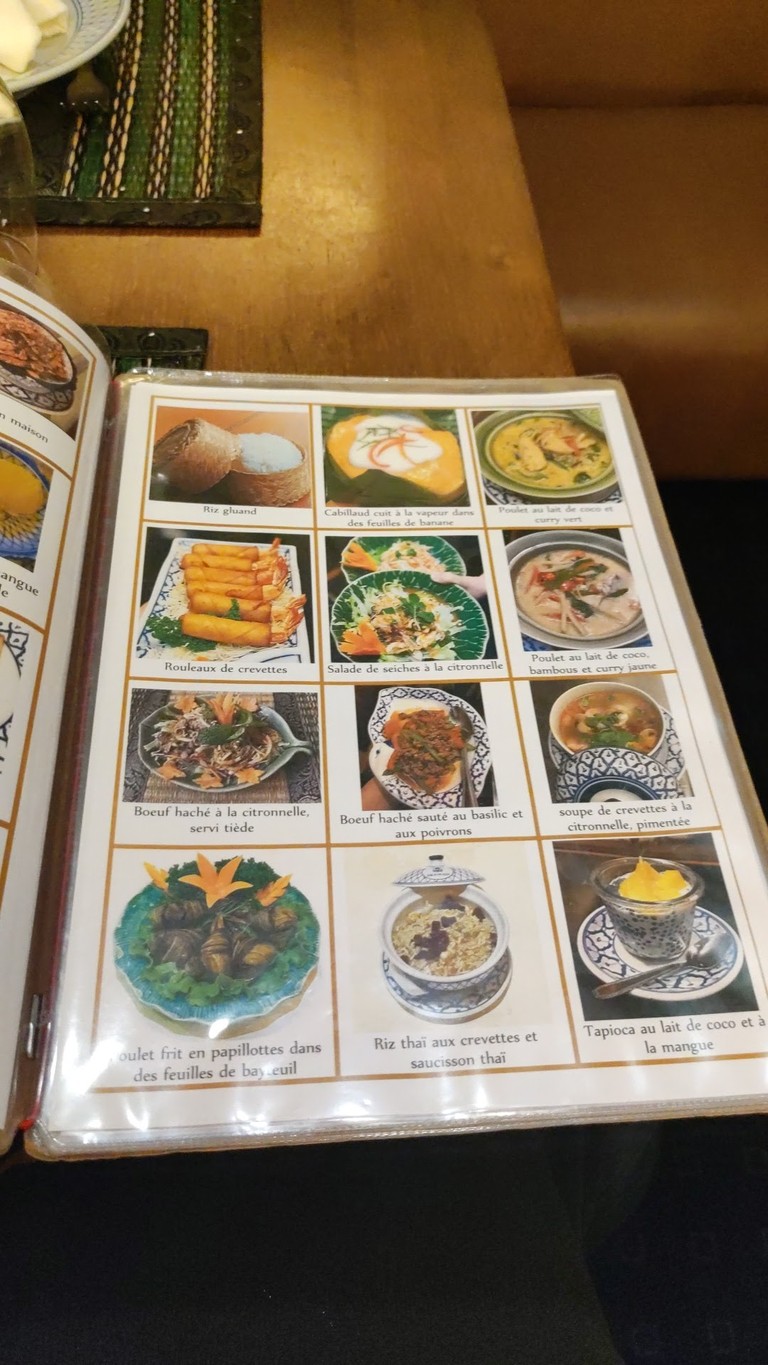 Restaurant Erawan depuis 1980 menu 3