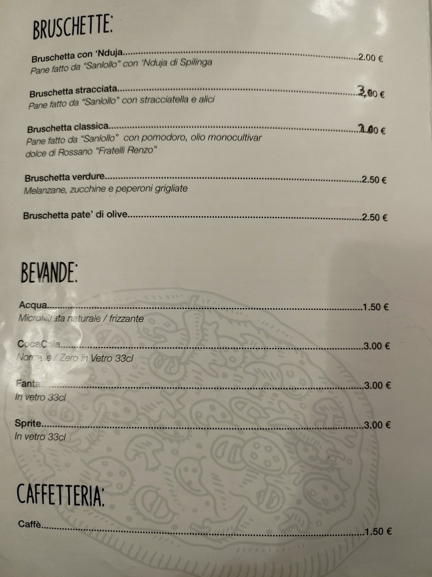 Sanlollo - Pizza & Cucina menu 3