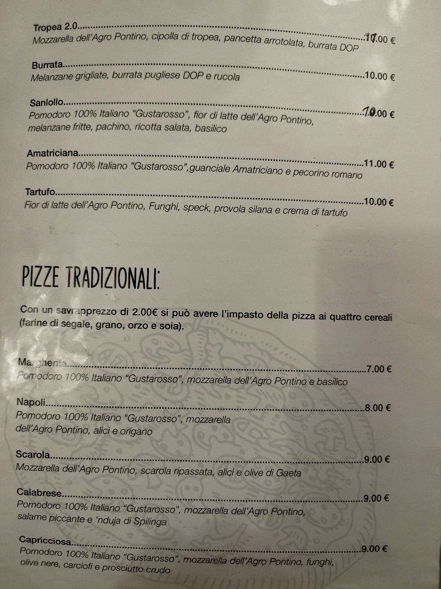 Sanlollo - Pizza & Cucina menu 5
