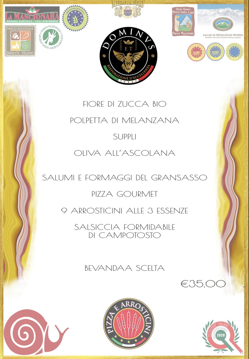 Pizza e Arrosticini menu 2