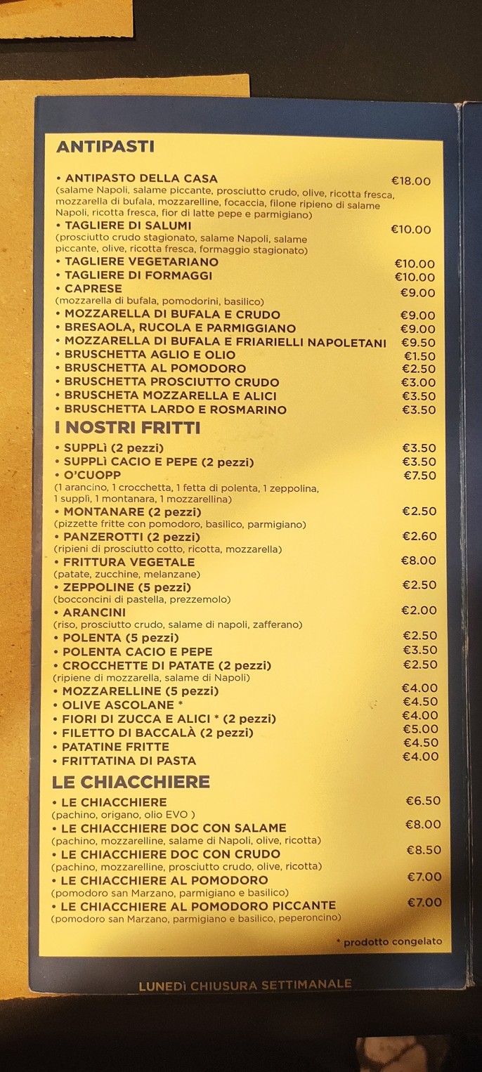 Pizzeria Da Marco menu 1