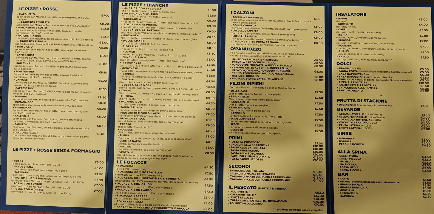 Pizzeria Da Marco menu 2