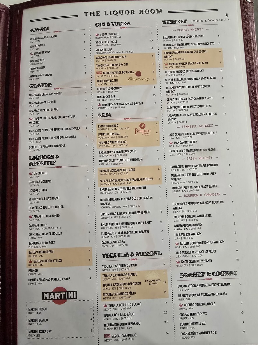 Cafe Washington menu 3