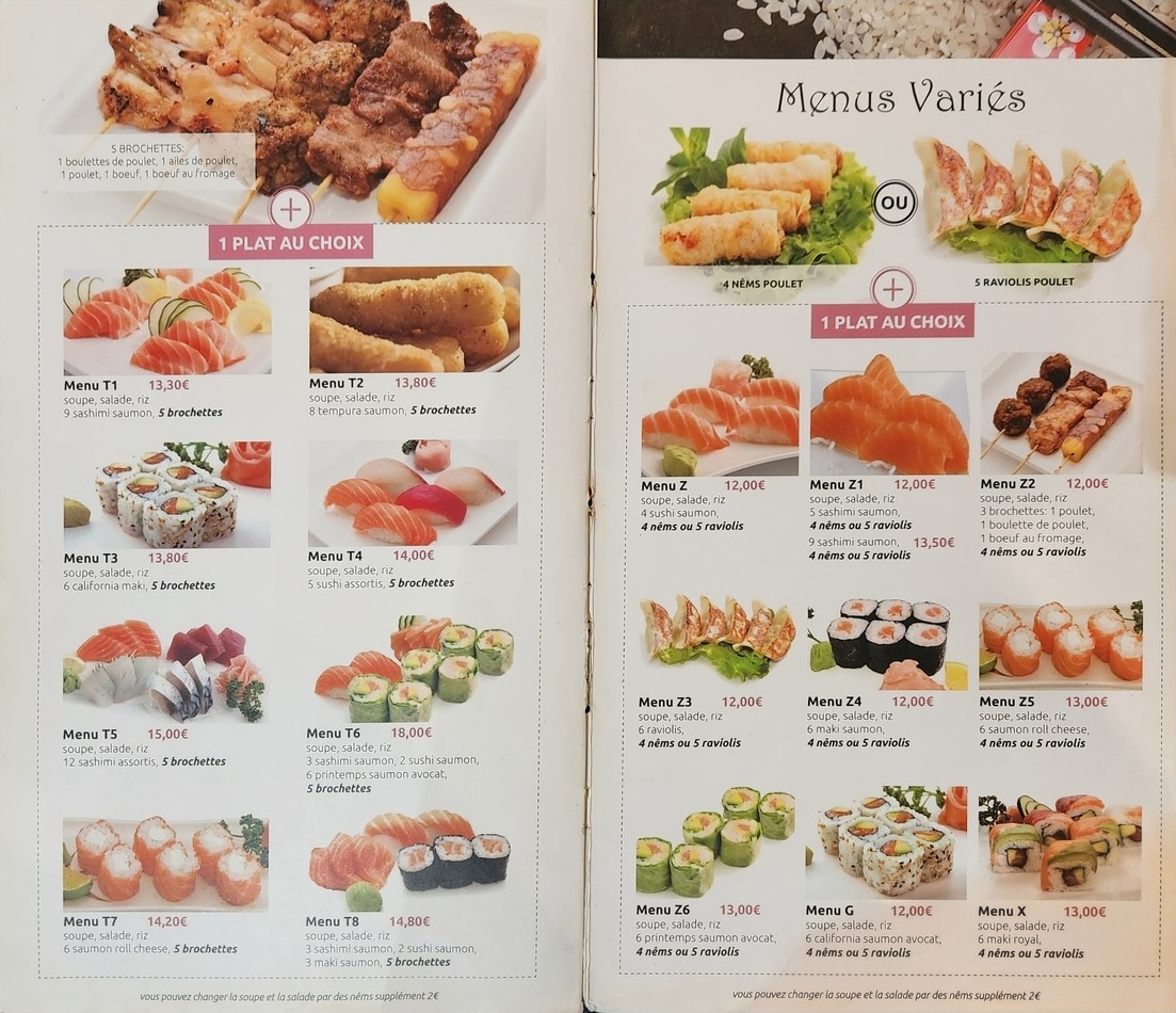 Sakura menu 2