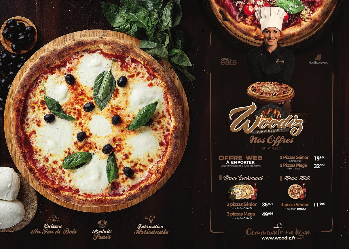 Woodiz pizza Paris 14 menu 1
