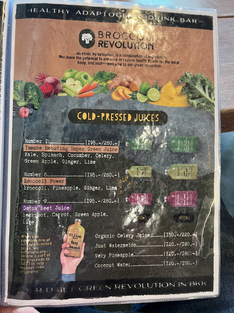Broccoli Revolution Sukhumvit 49 menu 7