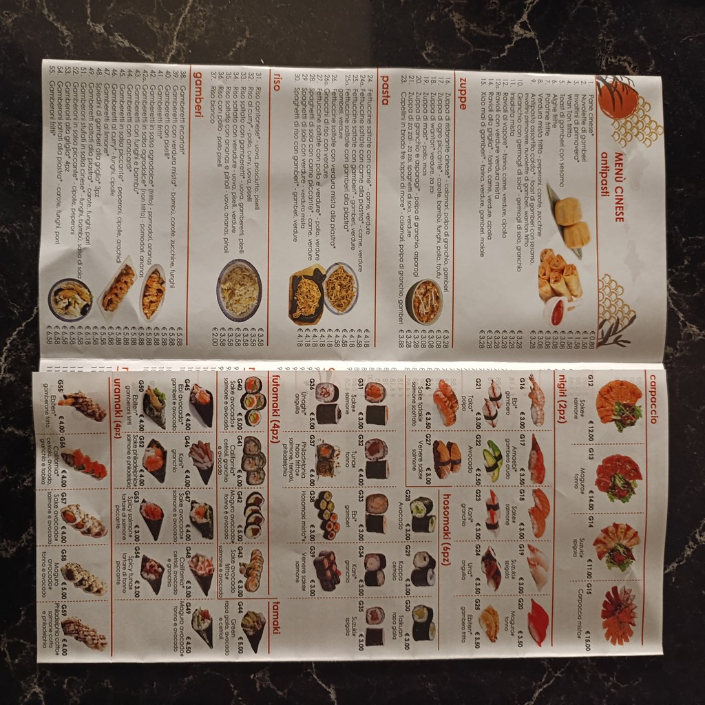 Sushi Ming - Grande Guang Ming menu 2