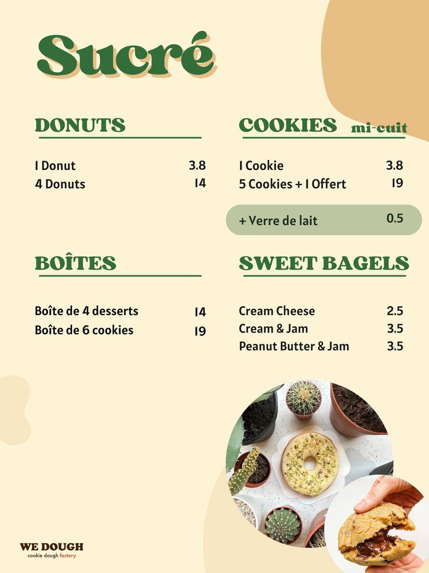 Cactus - Coffee, Lunch & Brunch - Paris 17 menu 3
