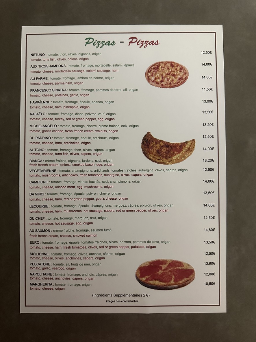 Pizzeria Da Lucia menu 5