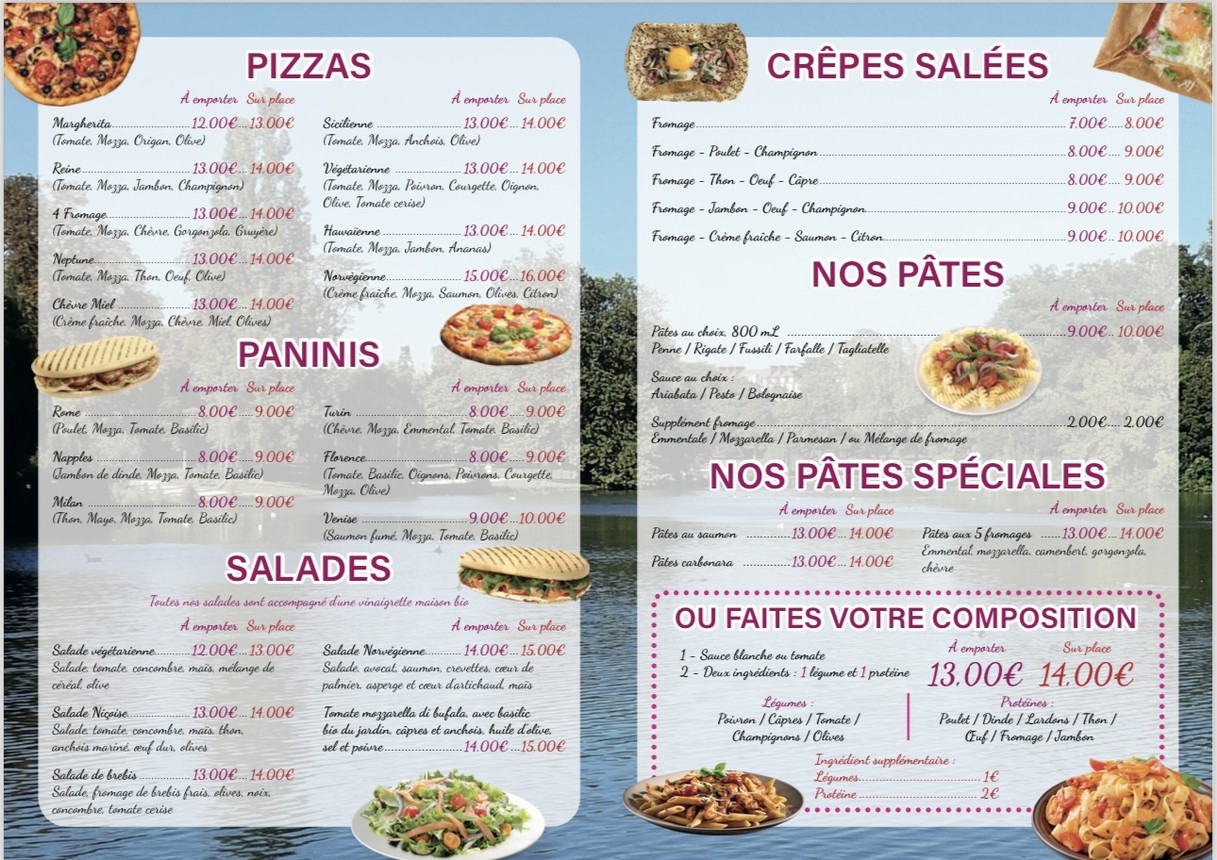 Un Instant de Rêve menu 2