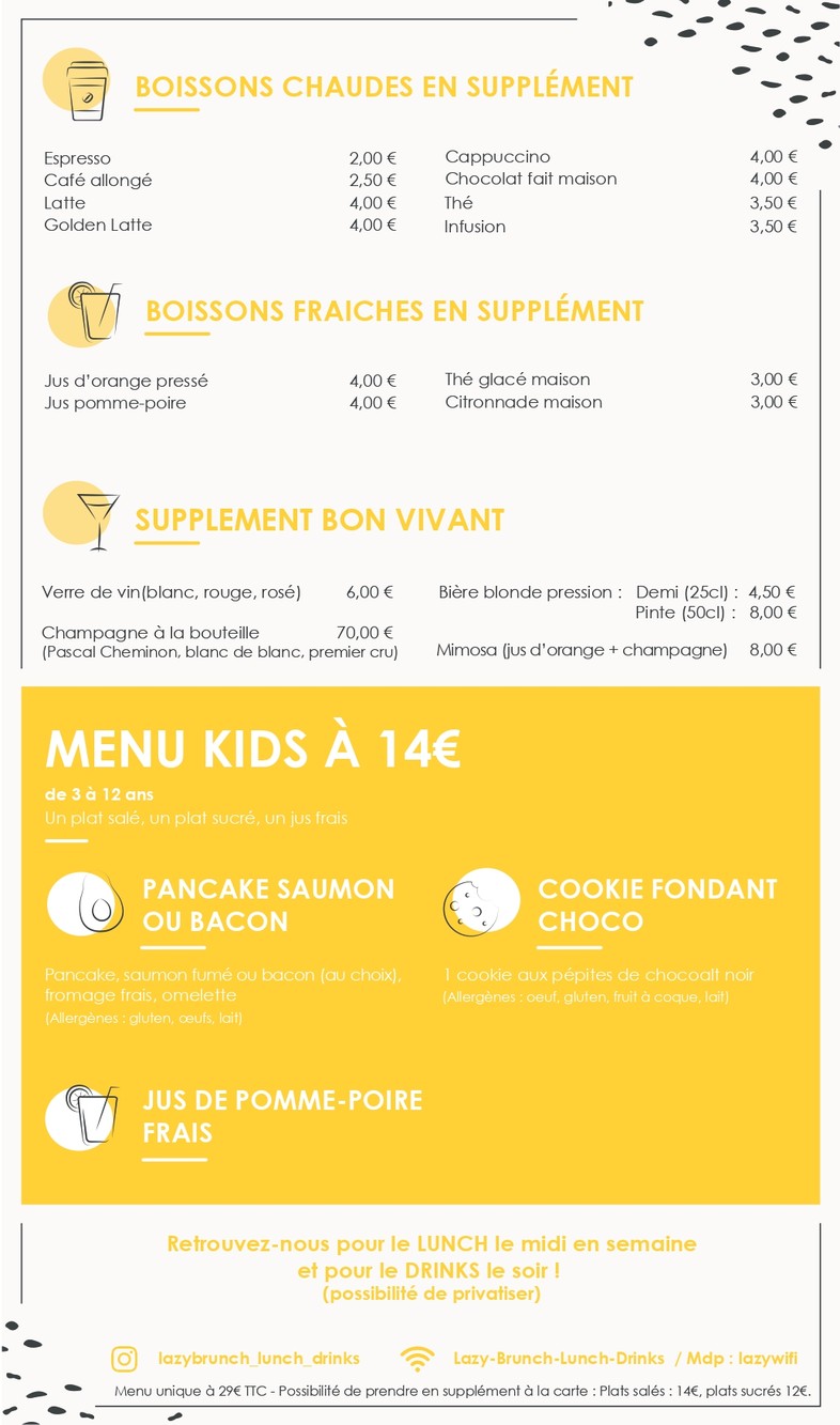 LES DEUX ASSIETTES menu 2