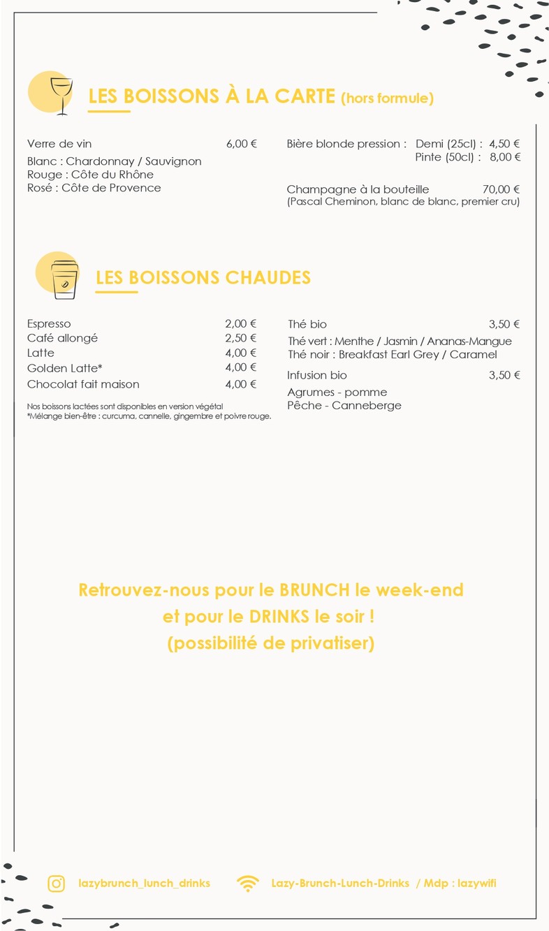 LES DEUX ASSIETTES menu 3