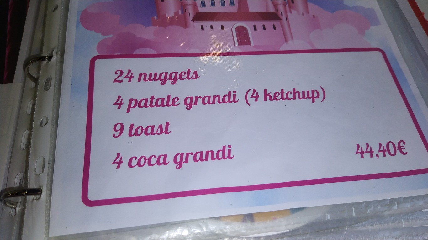 McDonald's menu 1