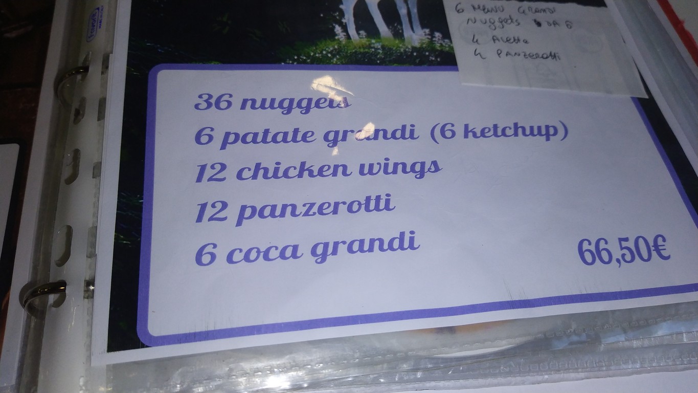 McDonald's menu 2