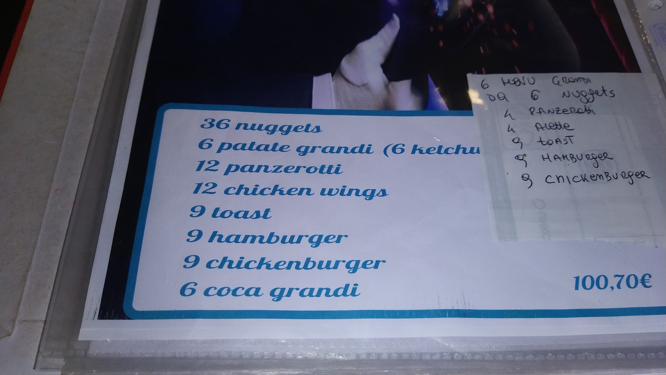 McDonald's menu 3