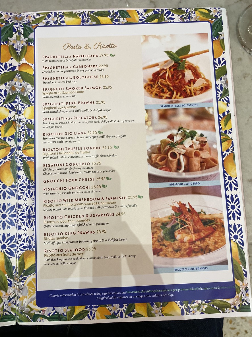 Caffè Concerto Paris menu 3